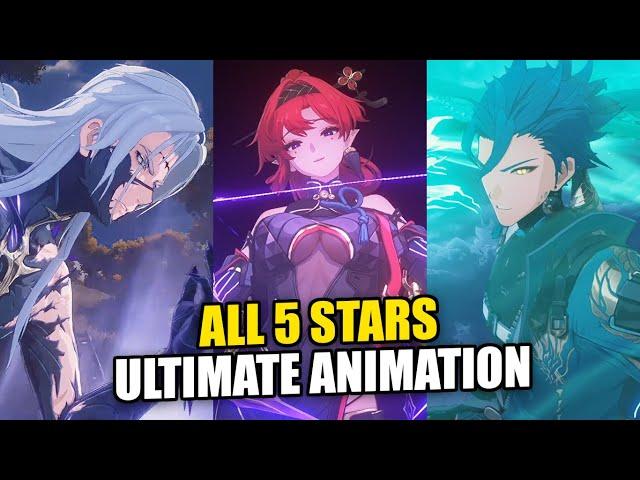 Wuthering Waves All 5 Star Character Ultimate Animation | Wuthering Waves