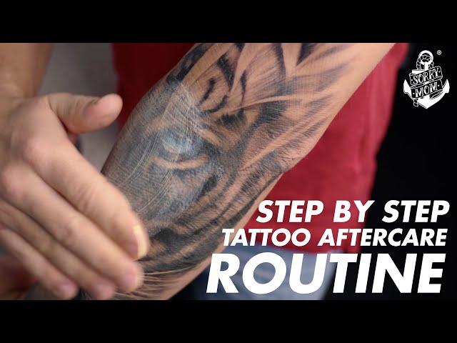 Professional Tattoo Aftercare Guide (Day-by-Day) | Sorry Mom