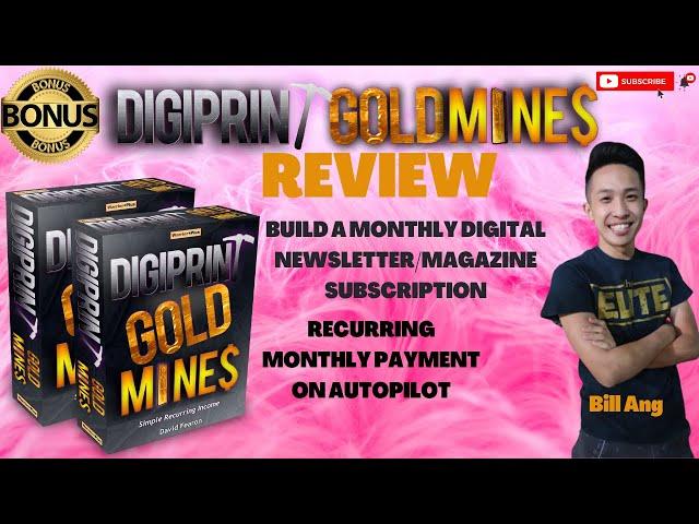 DigiPrint Goldmines ReviewDIGITAL GOLDMINE THAT PAYS RECURRING PAYMENTGRAB WITH MY EXCLUSIVE BONUS