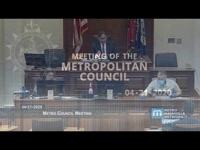 04/21/20 Metro Council