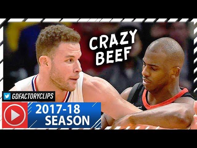 Chris Paul vs Blake Griffin CRAZY Duel Highlights (2018.01.15) Clippers vs Rockets - CP3 Returns!