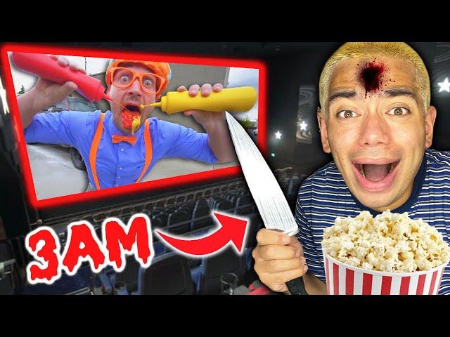 DO NOT WATCH HAUNTED BLIPPI MOVIE AT 3AM!! *GONE WRONG*