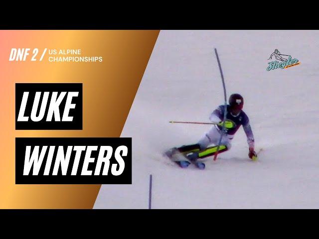 Luke Winters US Alpine Champs SL Run 1 Aspen 4/5/21