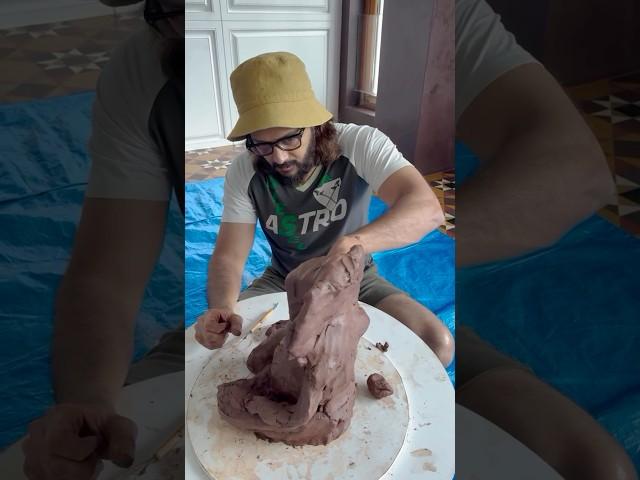 Riteish Deshmukh's ritual of making Eco friendly Ganeshas with his sons ️ | #shorts #ganpati