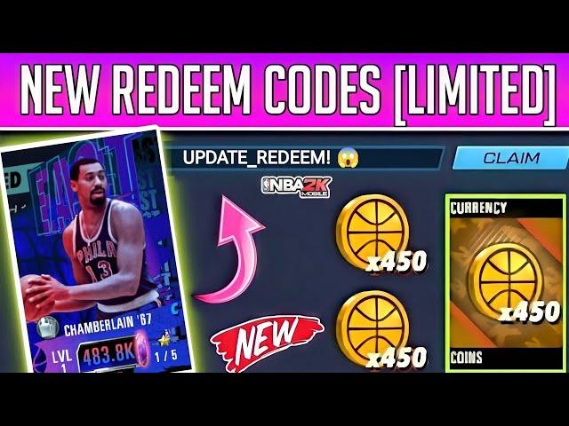 ️UPDATEREDEEM!️Nba 2k Mobile Redeem Codes 2024 - Nba 2k Mobile Redeem Codes