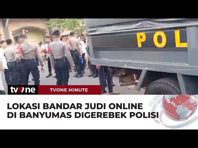 Polisi Bongkar Tiga Lokasi Bandar Judi Online di Banyumas | tvOne Minute