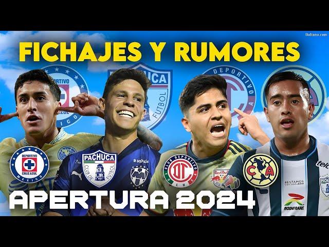 ¡ZENDEJAS AL AZUL! PONCHITO A PACHUCA ¡AMAYA AL TOLUCA! FICHAJES Y RUMORES LIGA MX APERTURA 2024