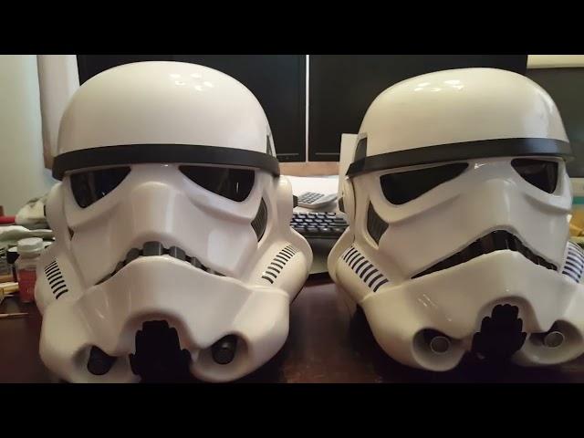 Star Wars Stormtrooper Helmet Prop Replica    RS PROPMASTERS vs eFX COLLECTIBLES