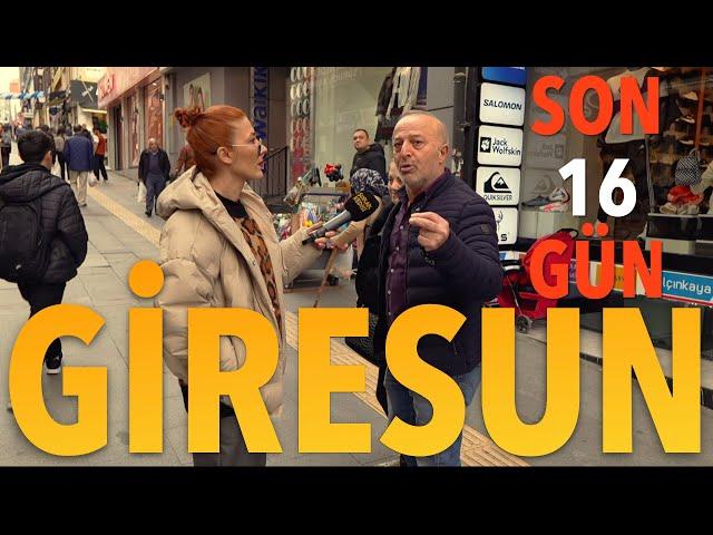 GİRESUN | SEÇİME SON 16 GÜN | SOKAK KEDİSİ | Sokak Röportajları