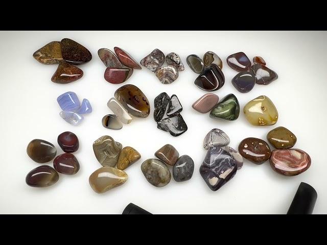 Rock Tumbling a Variety of Agates and More! - Start to Finish