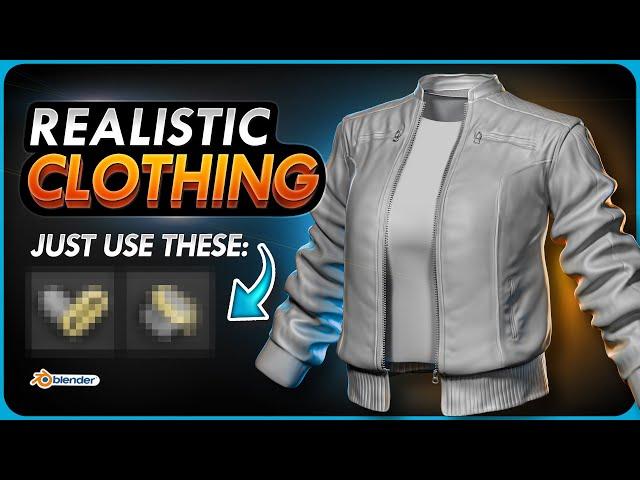 How to EASILY Create Realistic Clothes in Blender (Cloth Sim Brushes)