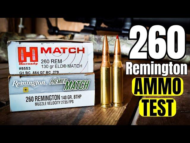 .260 Remington Ammo Test - Hornady vs Remington