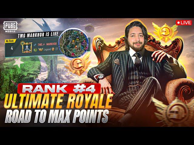 FINALLY RANK TOP 3 DONE | LETS GO FOR MAX PONTS | TMG MARKHOR | PUBG Live Stream