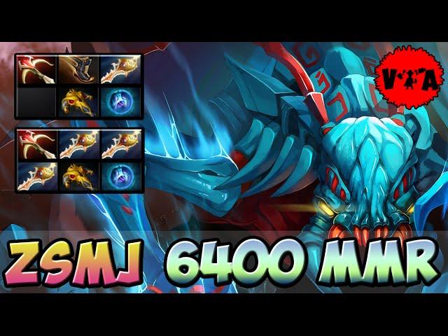 Dota 2 - ZSMJ 6400 MMR Plays Weaver vol #1 - Ranked Match