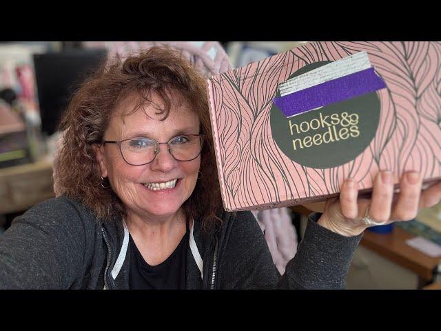 Joyful Home Presents Hook & Needle Knitting box. First box!  #hook&needle #knitting