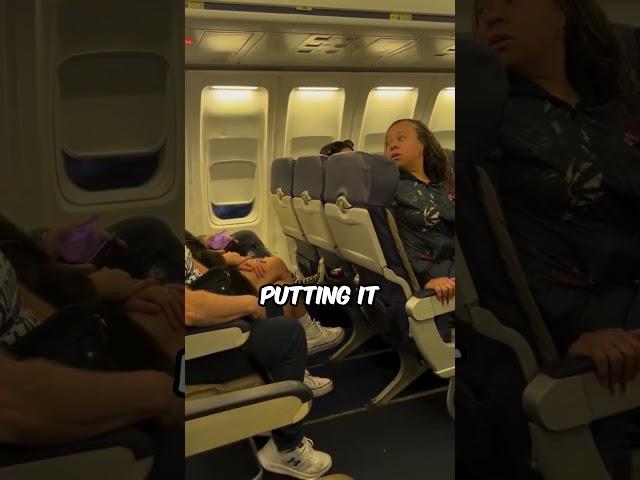 Disrespect on Airplane Leads to Hair Cutting (@jonwshow) #shorts