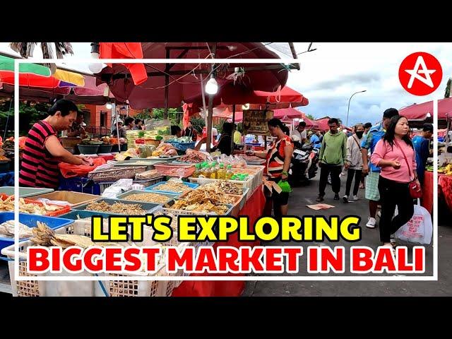 Biggest traditional market in Bali