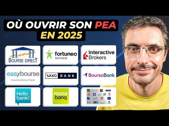 OÙ OUVRIR SON PEA ? Quelle est la MEILLEURE banque/courtier ? Comparatif 2025 