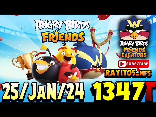 Angry Birds Friends All Levels Tournament 1347 Highscore POWER-UP walkthrough