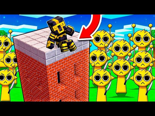 CONSTRUYE PARA SOBREVIVIR A SPRUNKI SIMON EN MINECRAFT 