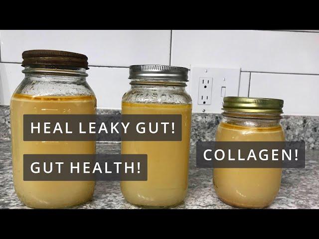 GUT HEALING BONE BROTH to HEAL LEAKY GUT