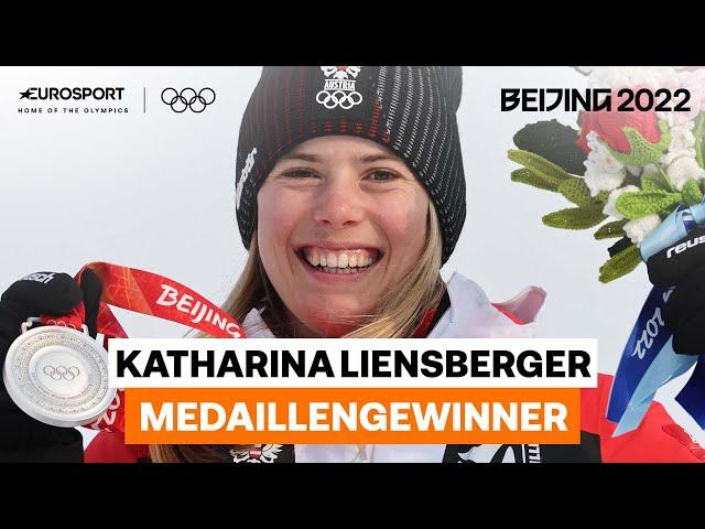 Katharina Liensberger Sichert Sich Slalom-Silber In Herzschlagfinale | Olympische Winterspiele 2022