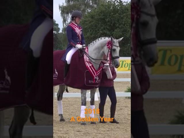 2018 A Golden Year for Harveywetdog; Charlotte Dujardin & Florentina at Stoneleigh