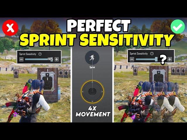 SPRINT SENSITIVITY Guide for Fast Movement | Best sprint Sensitivity | BGMI/PUBG Mobile