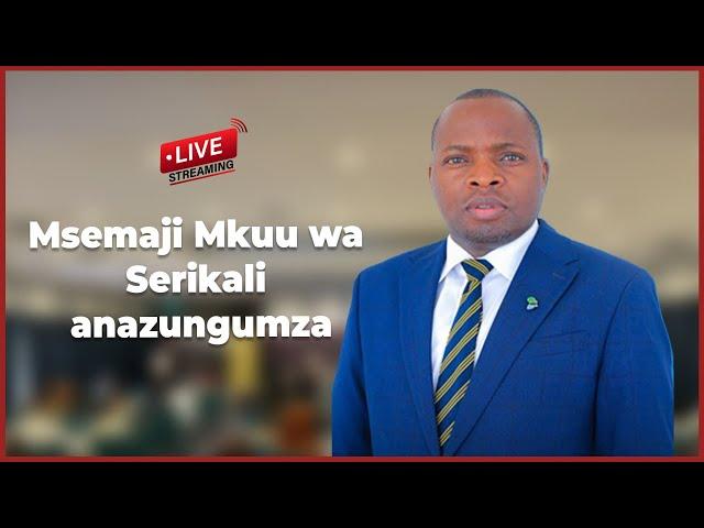 #LIVE : Msemaji Mkuu wa Serikali Anazungumza na Watanzania Kupitia Vyombo vya Habari