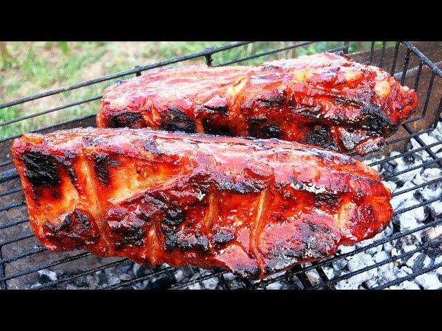 Свиные Ребрышки на Мангале | Ребра в медовом соусе