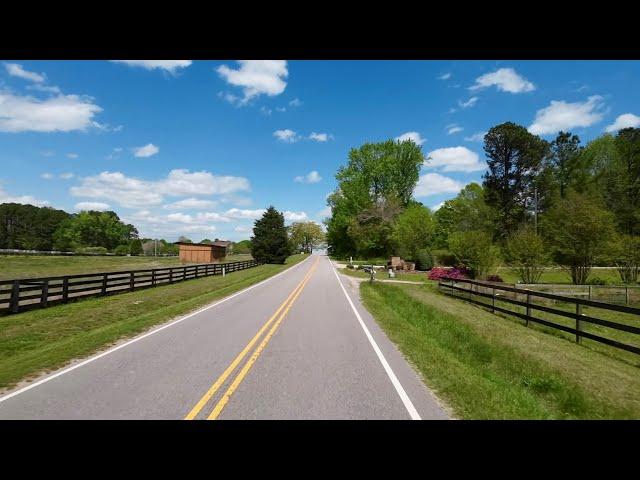 Sunday Drive Along Country Roads During Spring, USA | Driving Sounds for Sleep and Study