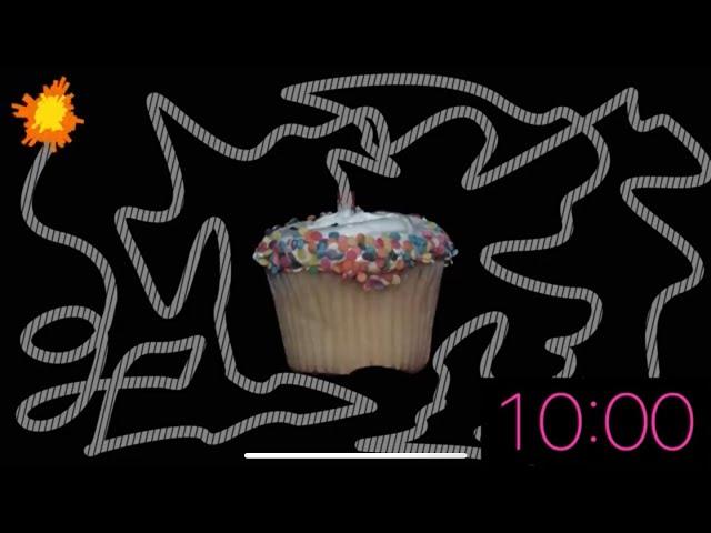 10 Minute Timer - Cupcake Explosion