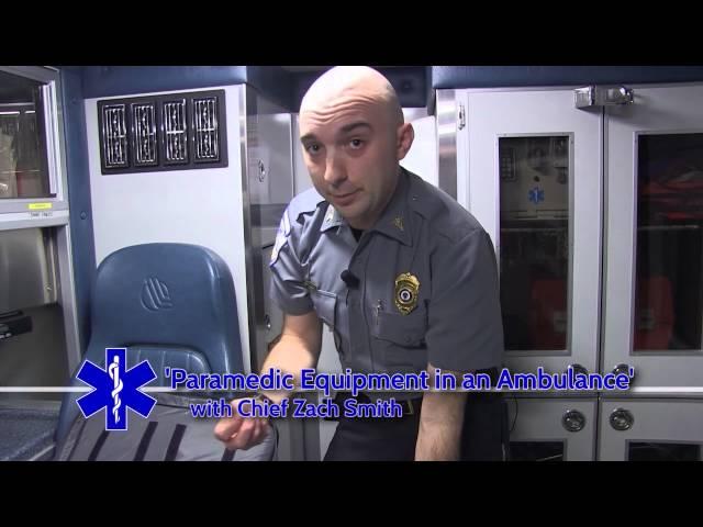 Getting to Know SCEMS - Paramedic Equipment in an Ambulance