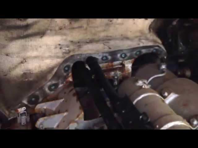 Testing the GPMG on the chieftain MG mountings.