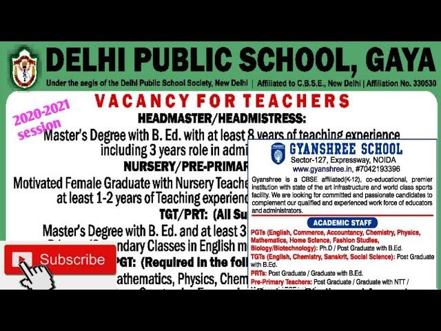 Teacher job by sunil, DPS Gaya, ASANSOL, Kolkata,Dav,Ranchi , Bihar,Patna, Rajasthan,Patna,Dhanbad