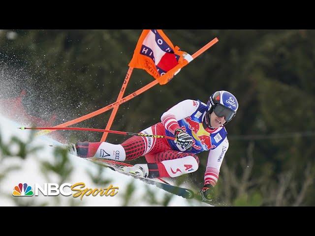 Fearless Austrian conquers star-studded field at Kitzbuhel downhill | NBC Sports