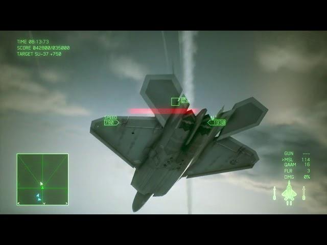 Naval Fleet Destruction: Anchorhead Raid - Ace Combat 7: Skies Unknown (2019) SP Mission 2