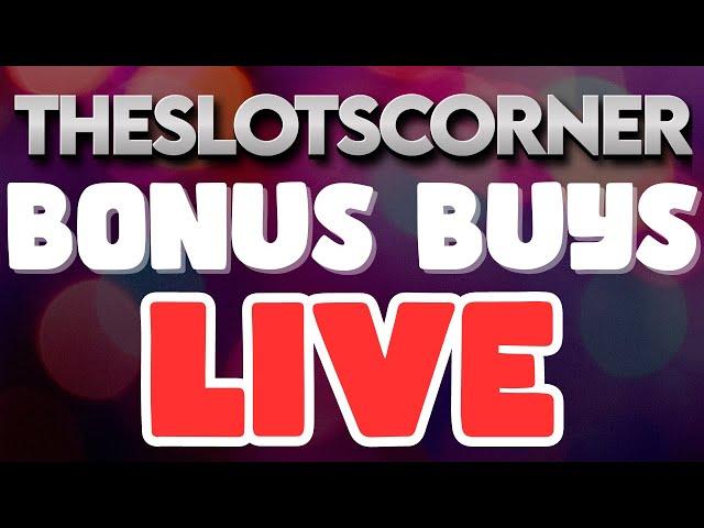 LIVE BONUS BUY SESSION WITH BOB AND TOM -  SUBSCRIBE TO THE SLOTS CORNER -Big Win Online Slot Stream