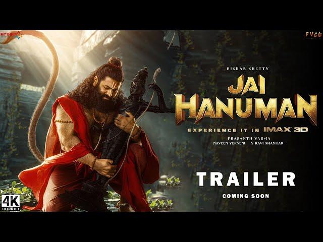 Jai Hanuman : Official Hindi Trailer (2024) | Rishab Shetty, Prashanth Varma | Hanuman Part 2 Movie