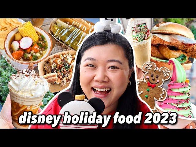 What to Eat at DISNEYLAND! HOLIDAY Edition Food Tour 2023