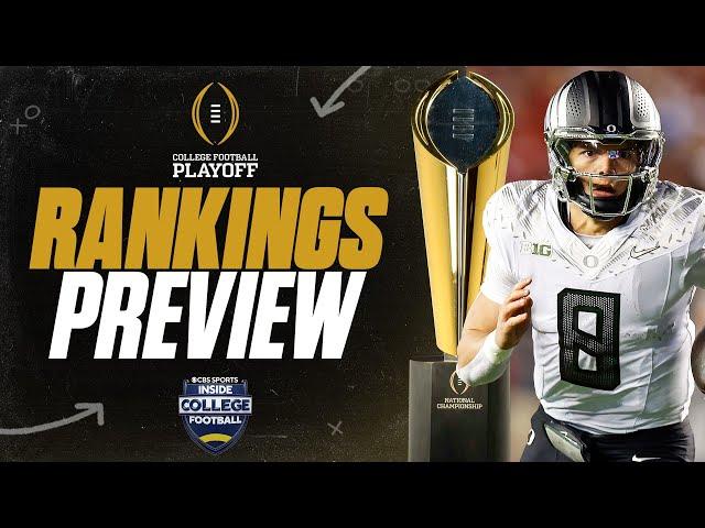 College Football Playoff Rankings Preview: Saturday recap and LOOKAHEAD | Inside College Football