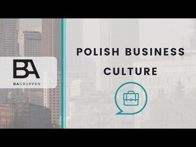 Polish business culture.