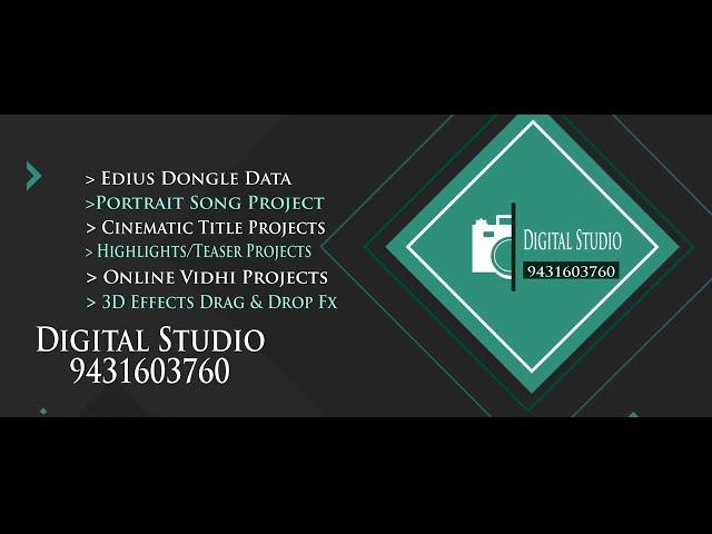 EDIUS X 10 Software & Wedding Projects Data Dongle