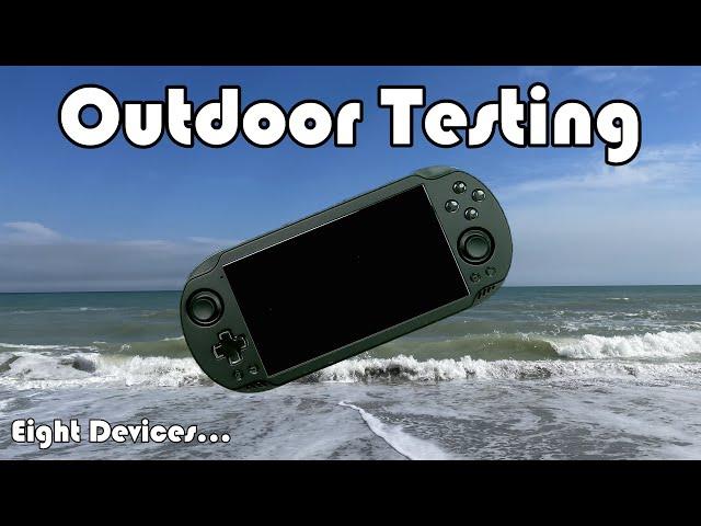 Testing Handhelds Outdoors - Featuring Anbernic, Ayn, Retroid, and Razer devices