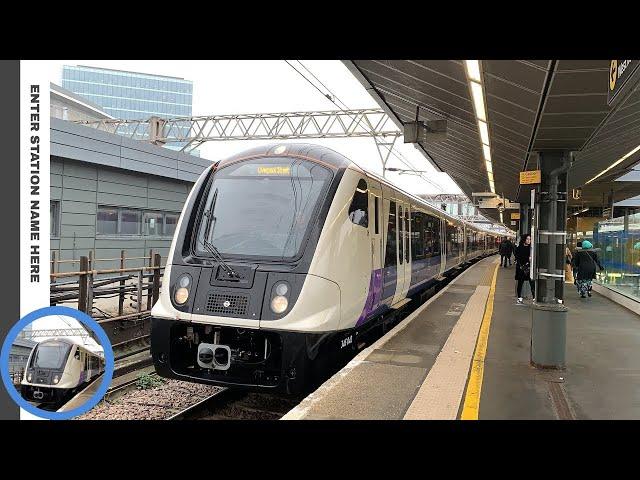 trains at stratford (DLR, tube, national rail, TfL rail and London overground)