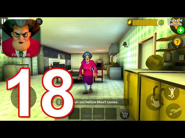 Scary Teacher 3D - Gameplay Walkthrough Part 18 Compilation Video 6 Chapters (iOS, Android)