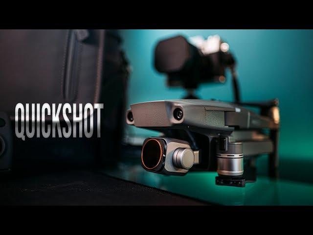 Modo inteligente de voo DJI - Quickshot - Tutorial em portugues - Mavic 2 Pro