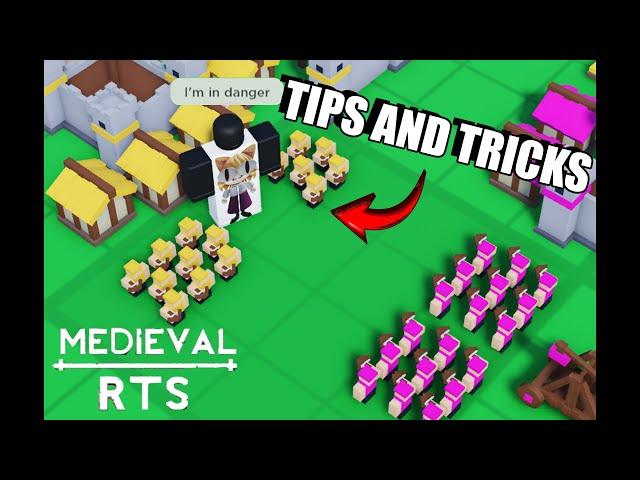 Tips and Tricks | Roblox Medieval RTS Experience