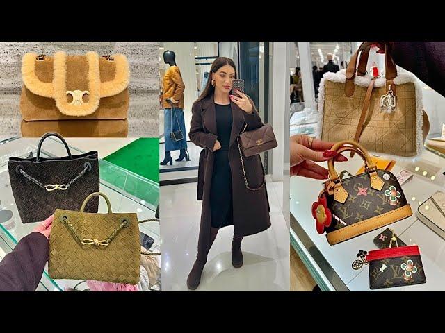 The Best Shearling & Suede Bags, LV Vivienne Holiday Collection- Winter Bag Shopping in Selfridges