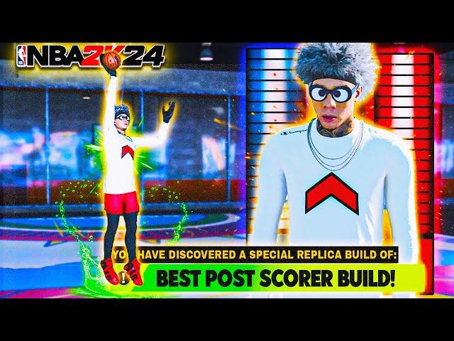 The BEST POST SCORER BUILD in NBA 2K24 is UNSTOPPABLE IN NBA 2K24... BEST INTERIOR SCORER BUILD!